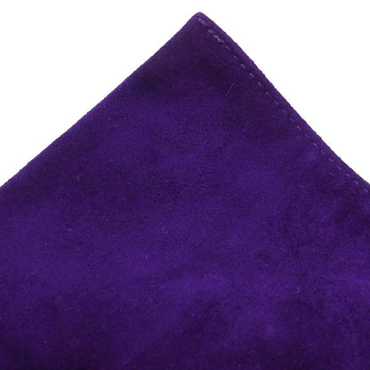 Fendi Purple Suede Baguette Handbag