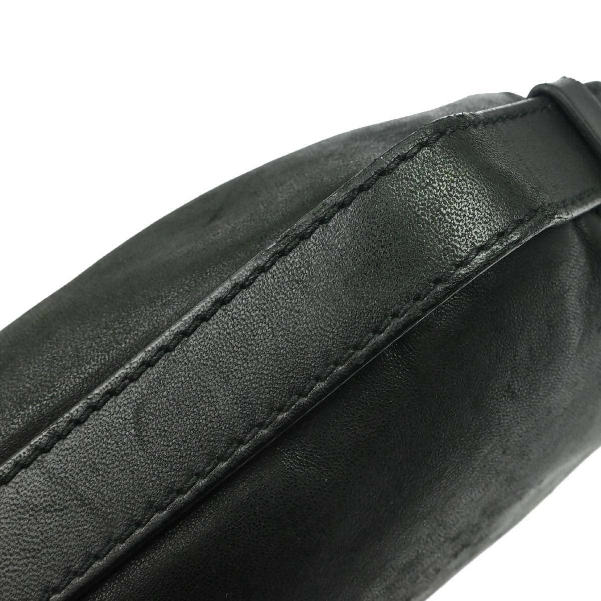 Yves Saint Laurent Black Leather Mombasa Medium Handbag