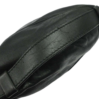 Yves Saint Laurent Black Leather Mombasa Medium Handbag