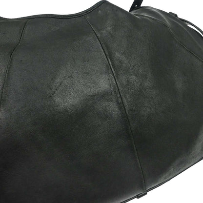 Yves Saint Laurent Black Leather Mombasa Medium Handbag