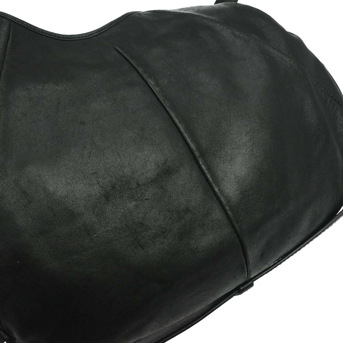 Yves Saint Laurent Black Leather Mombasa Medium Handbag
