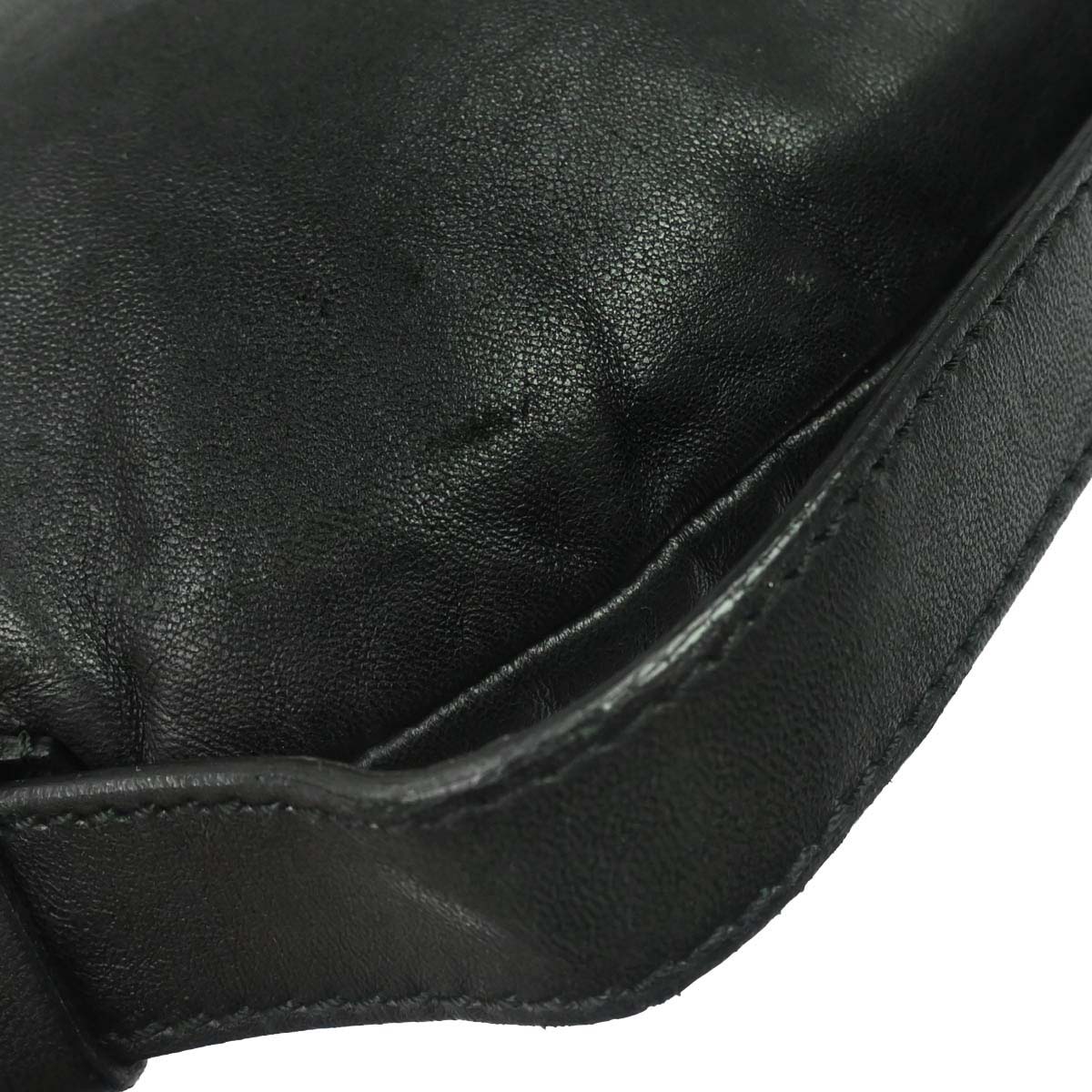 Yves Saint Laurent Black Leather Mombasa Medium Handbag