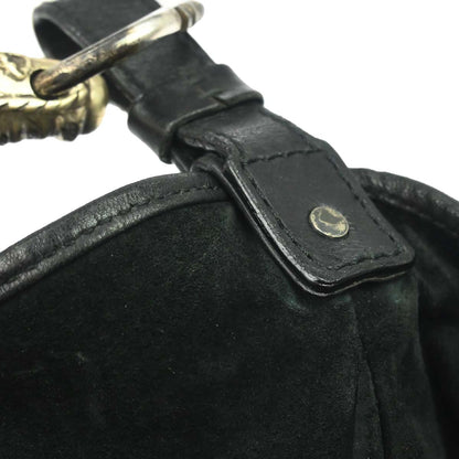 Yves Saint Laurent Black Leather Mombasa Medium Handbag