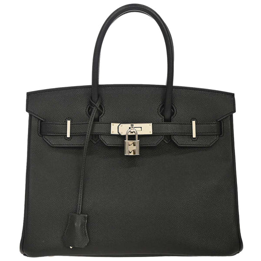 Hermes Black Epsom Birkin 30 Handbag