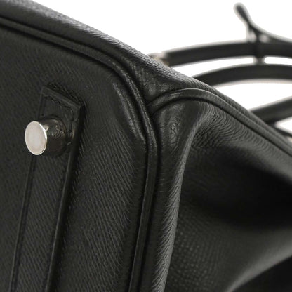Hermes Black Epsom Birkin 30 Handbag