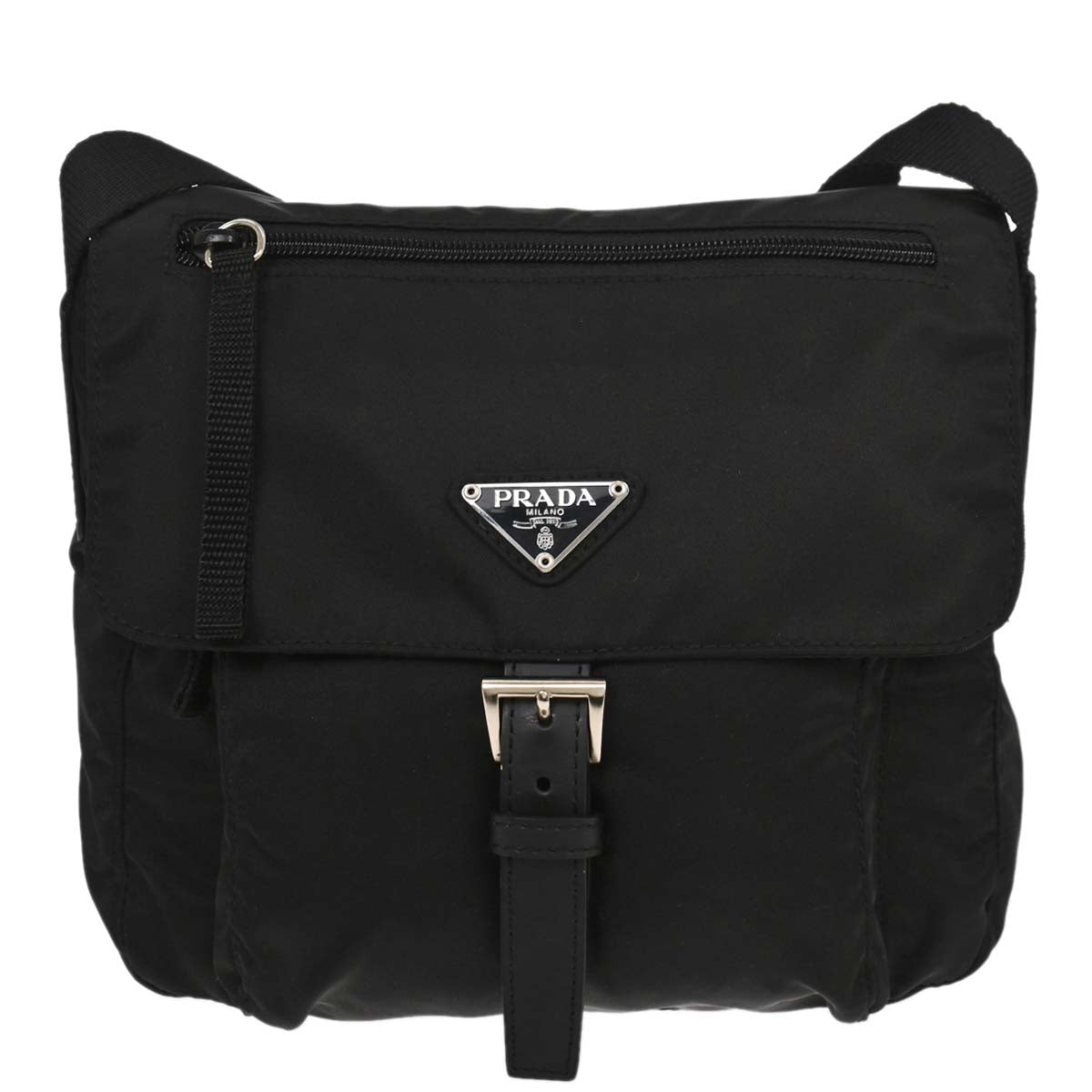 Prada Black Nylon Shoulder Bag