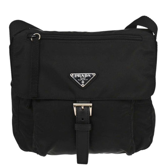 Prada Black Nylon Shoulder Bag