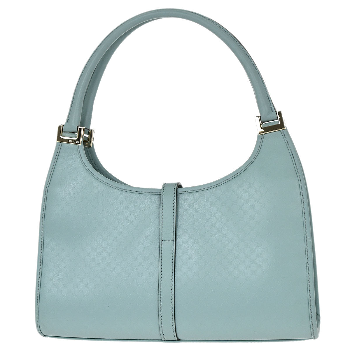 Gucci Blue Leather GG Jackie Handbag