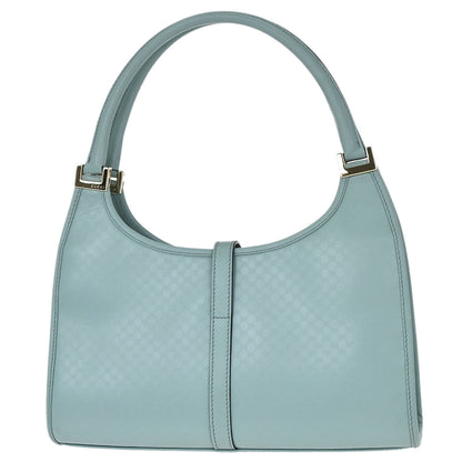 Gucci Blue Leather GG Jackie Handbag