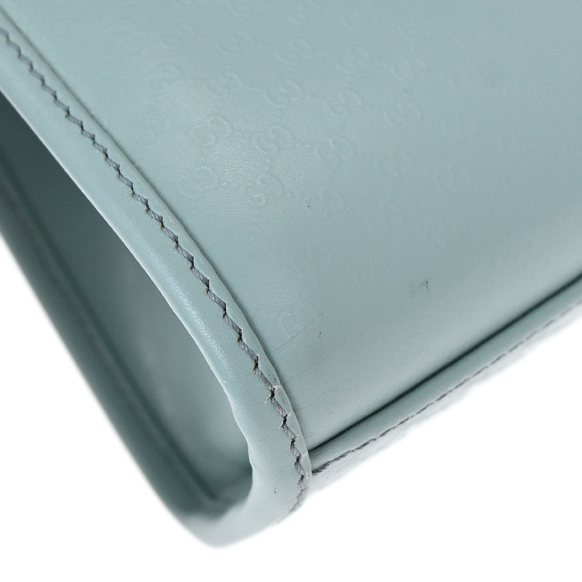 Gucci Blue Leather GG Jackie Handbag
