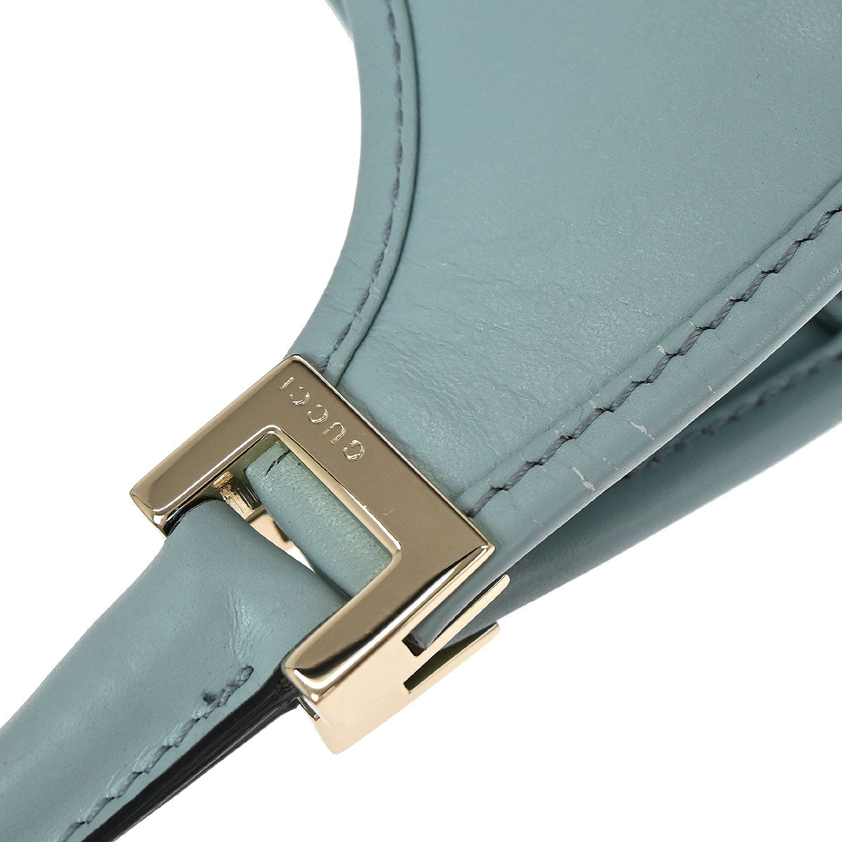 Gucci Blue Leather GG Jackie Handbag
