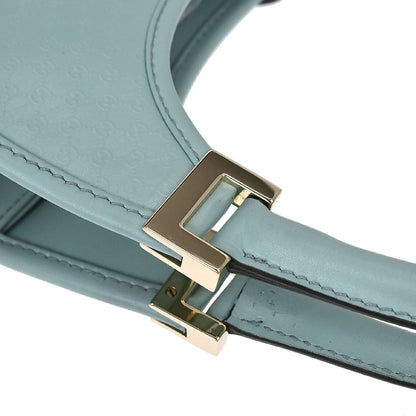 Gucci Blue Leather GG Jackie Handbag