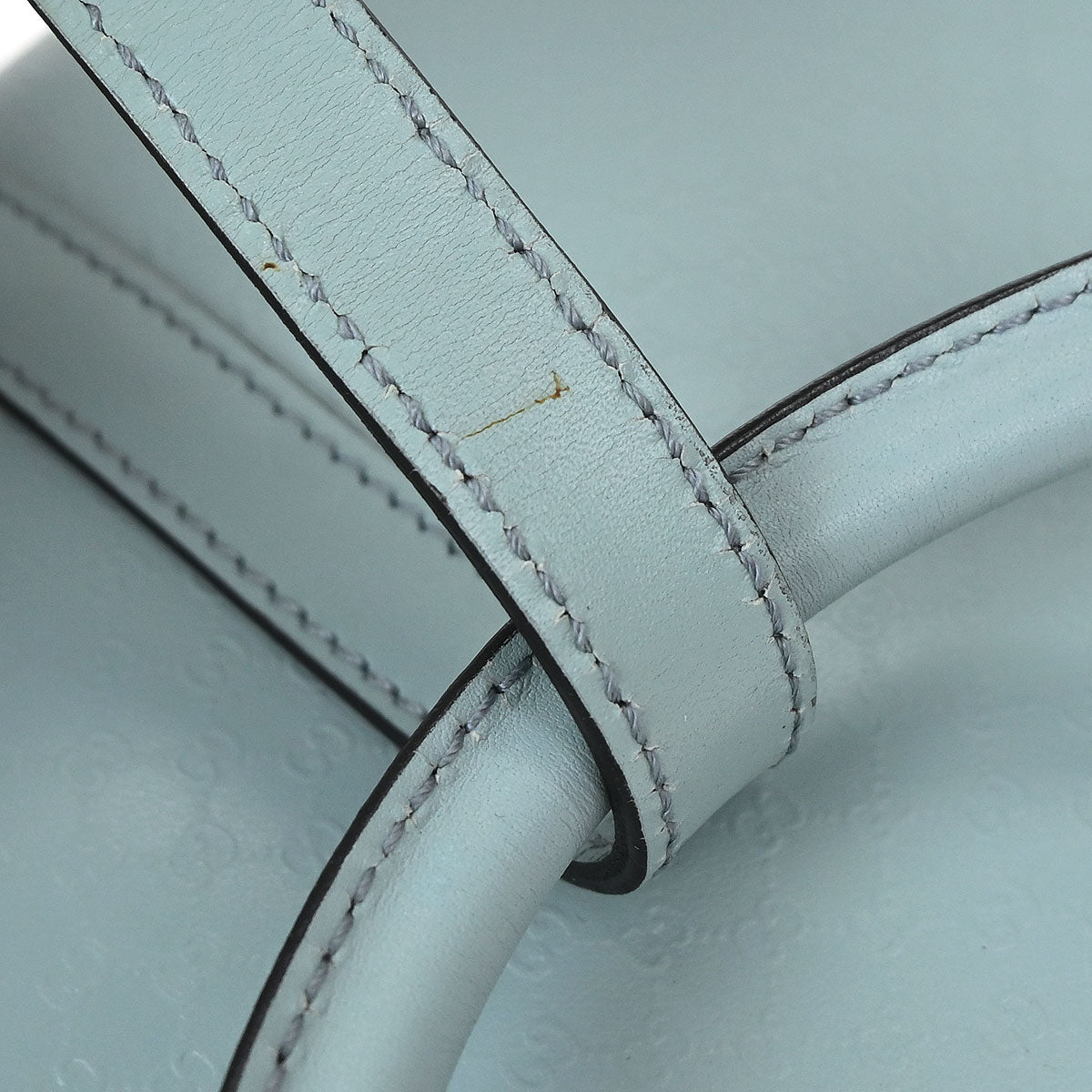 Gucci Blue Leather GG Jackie Handbag