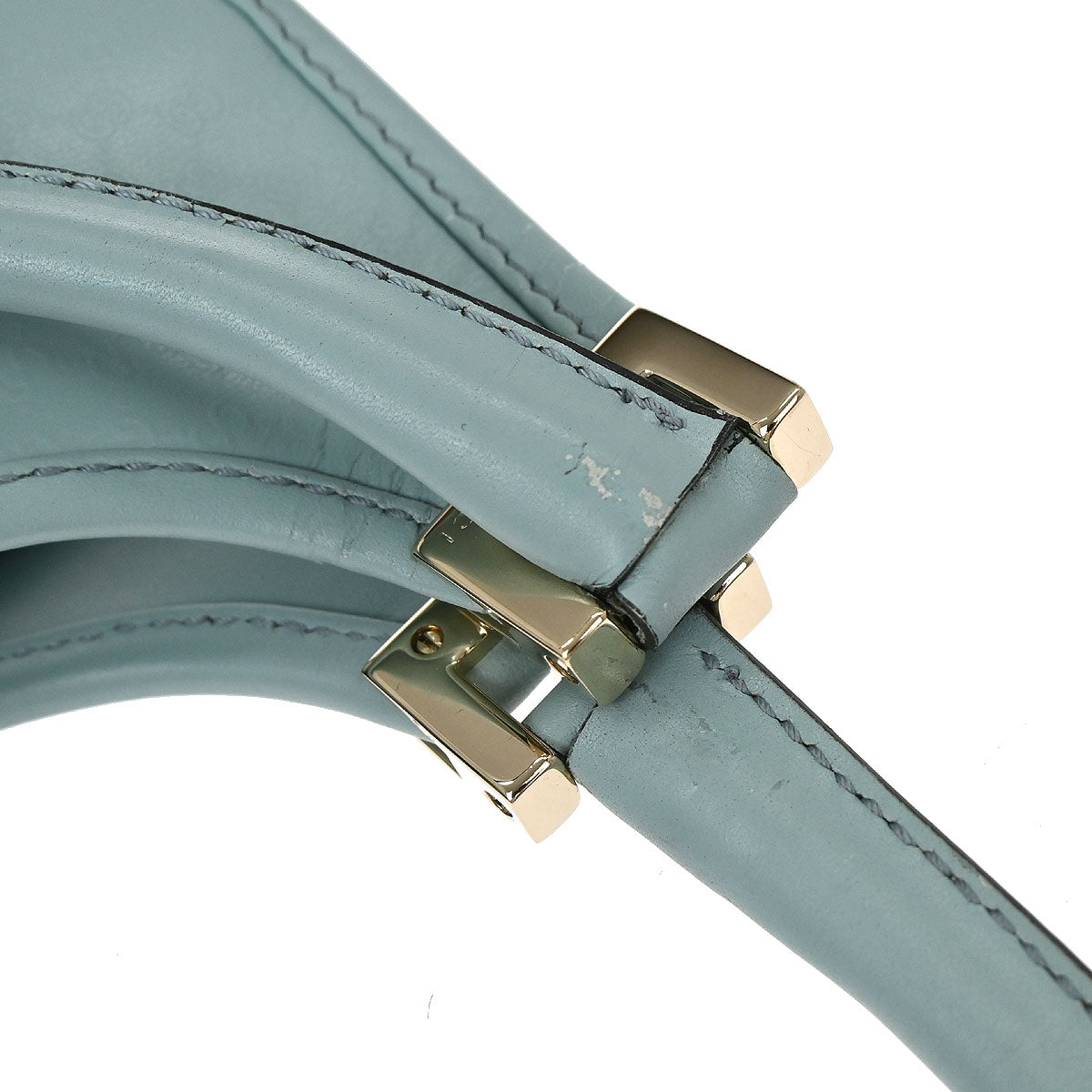 Gucci Blue Leather GG Jackie Handbag
