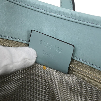 Gucci Blue Leather GG Jackie Handbag