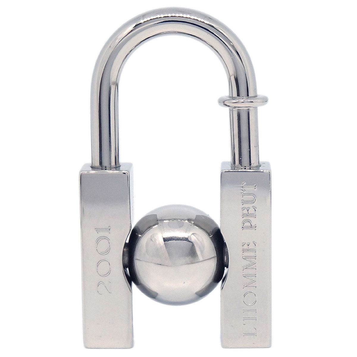 Hermes 2001 Earth Cadena Padlock Silver Small Good