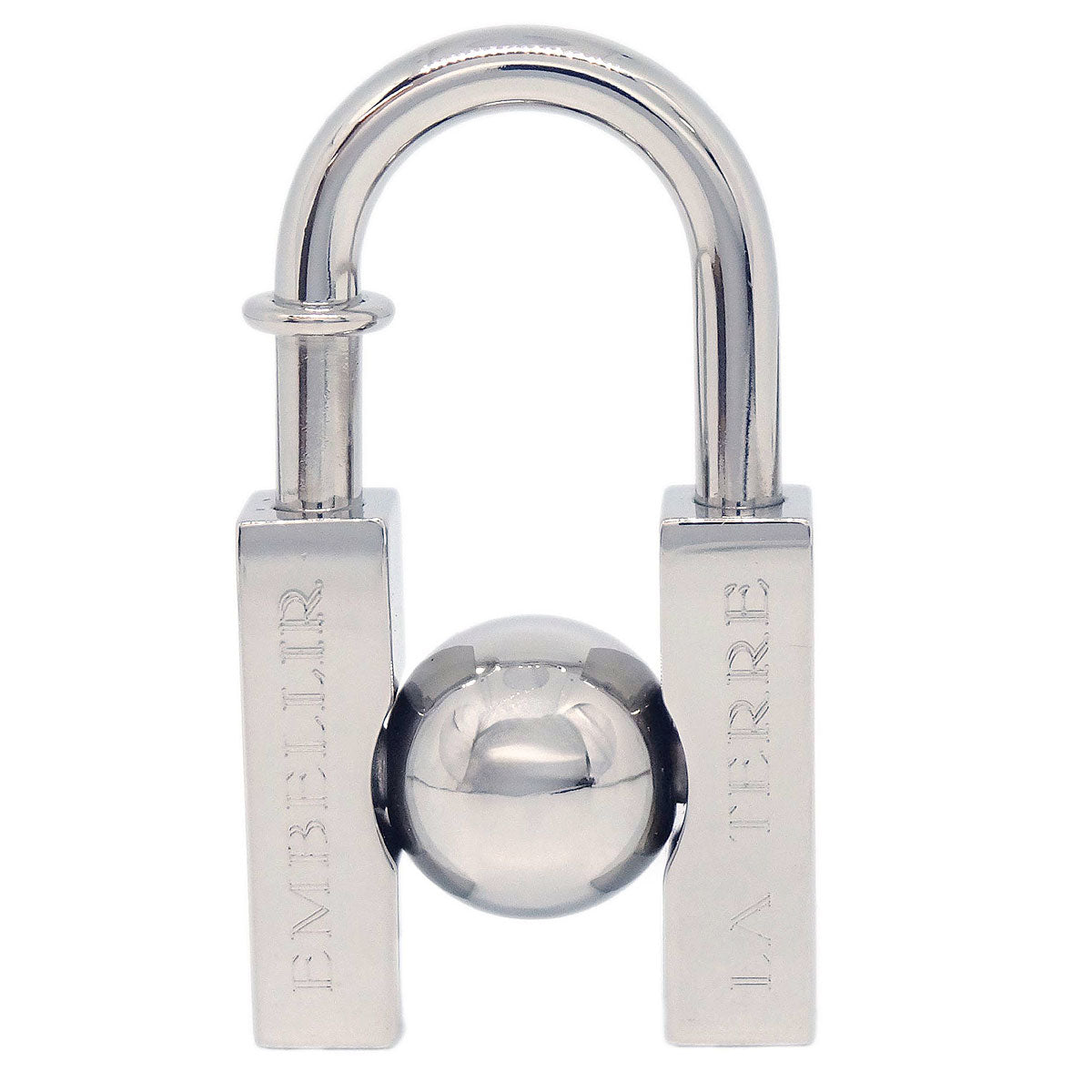 Hermes 2001 Earth Cadena Padlock Silver Small Good