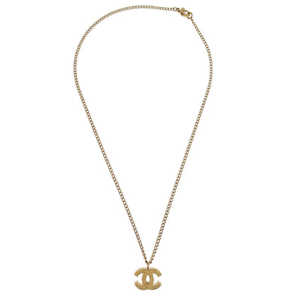 Chanel Gold CC Pendant Necklace 03P