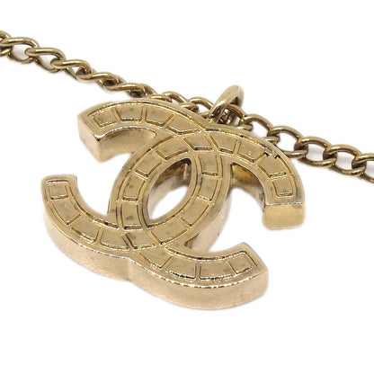 Chanel Gold CC Pendant Necklace 03P