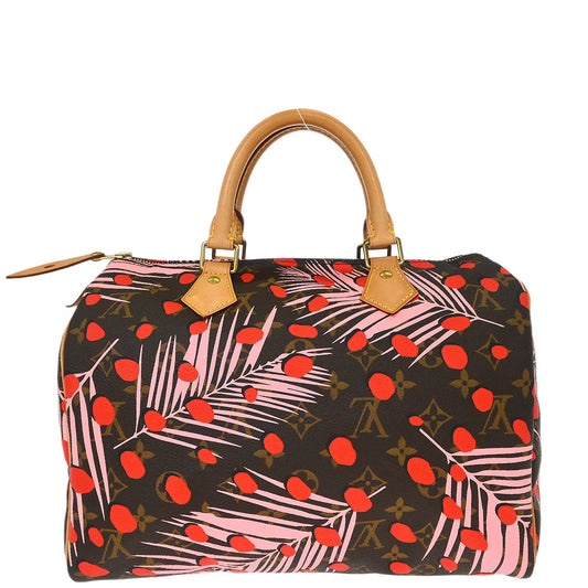 Louis Vuitton Monogram Jungle Dot Speedy 30 Handbag M41983