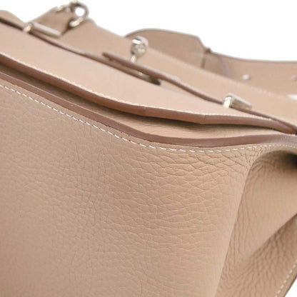Hermes Argile Taurillon Clemence Jypsiere 31 Shoulder Bag