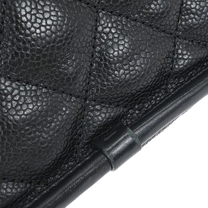 Chanel 2012-2013 Black Caviar French Riviera Shoulder Bag