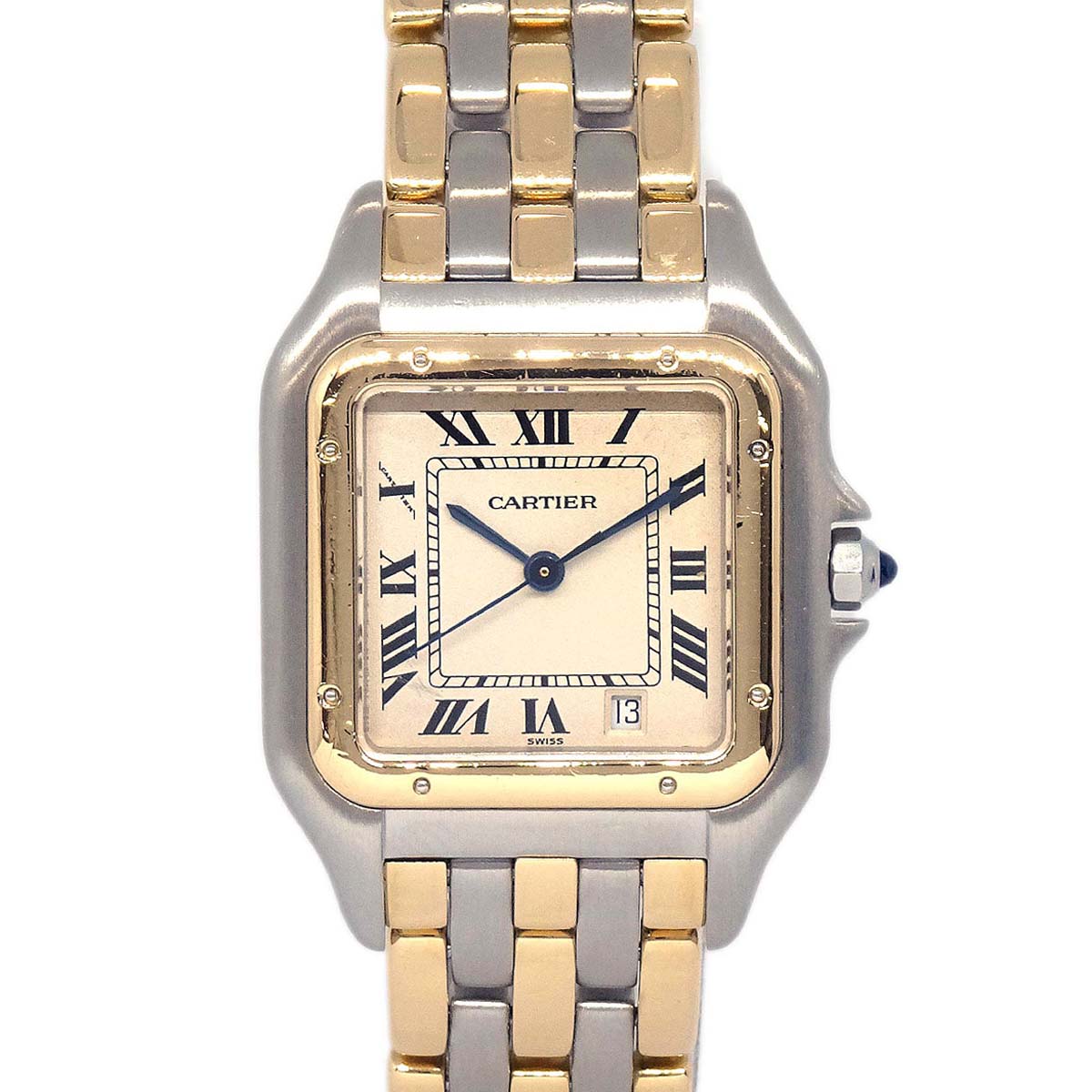 Cartier Panthere MM 3-Row Ref.183949 Quartz Watch 18KYG SS
