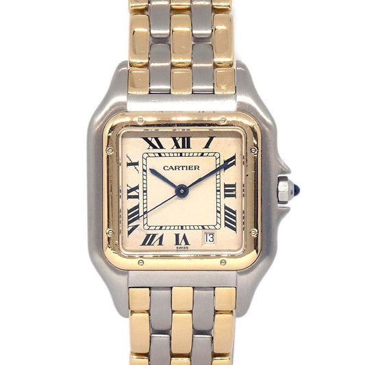 Cartier Panthere MM 3-Row Ref.183949 Quartz Watch 18KYG SS