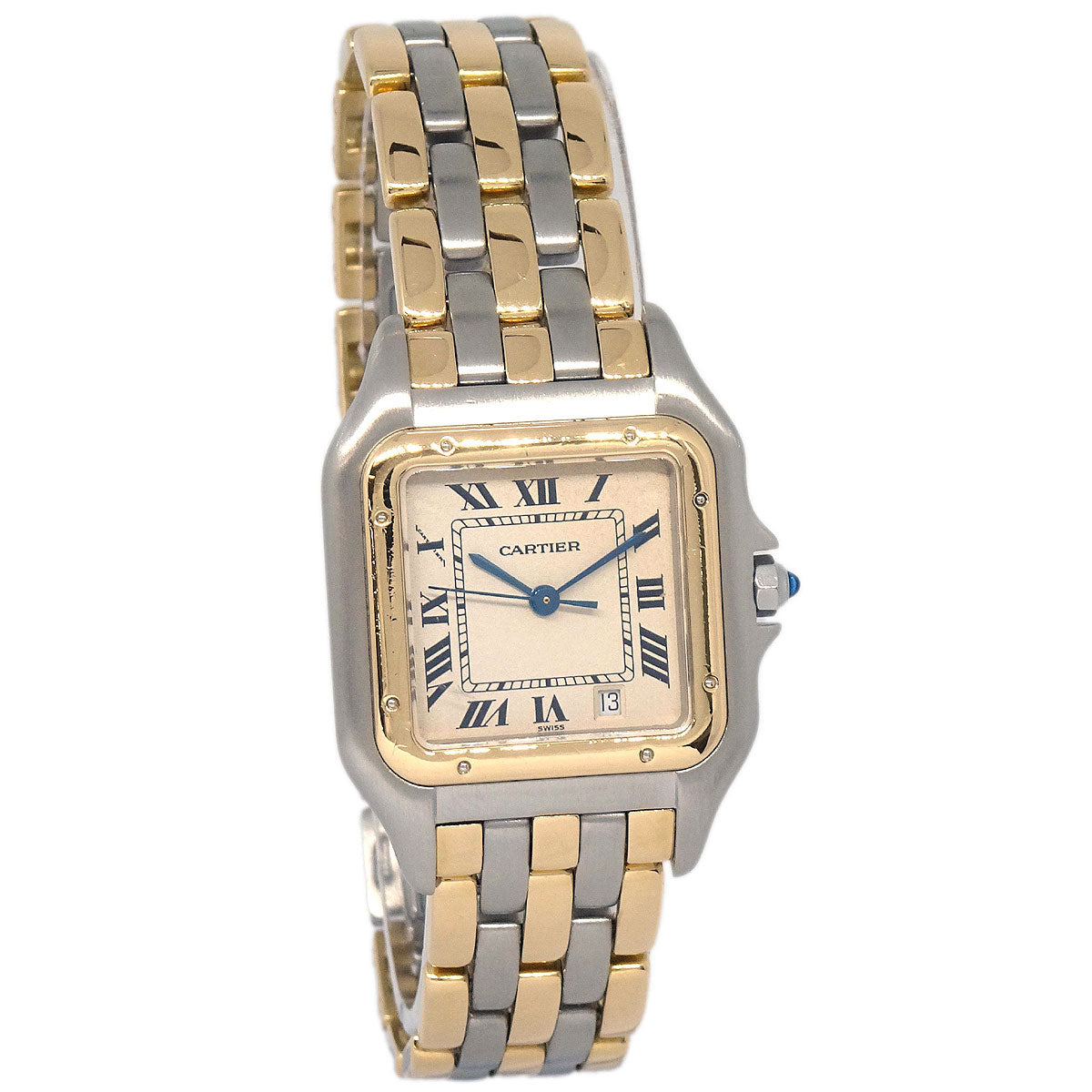 Cartier Panthere MM 3-Row Ref.183949 Quartz Watch 18KYG SS