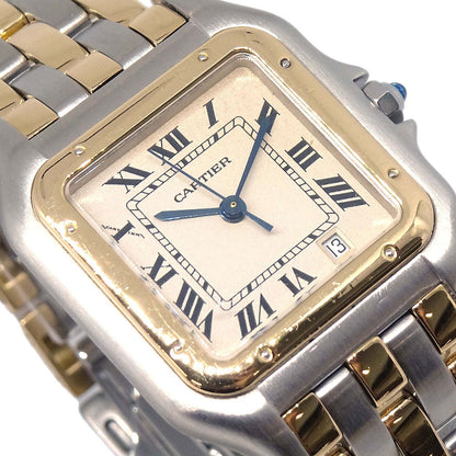 Cartier Panthere MM 3-Row Ref.183949 Quartz Watch 18KYG SS