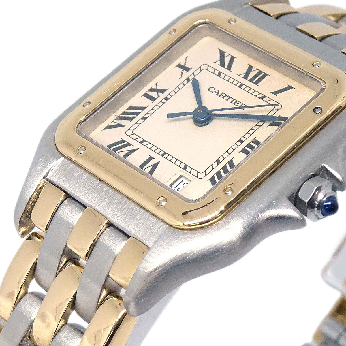 Cartier Panthere MM 3-Row Ref.183949 Quartz Watch 18KYG SS