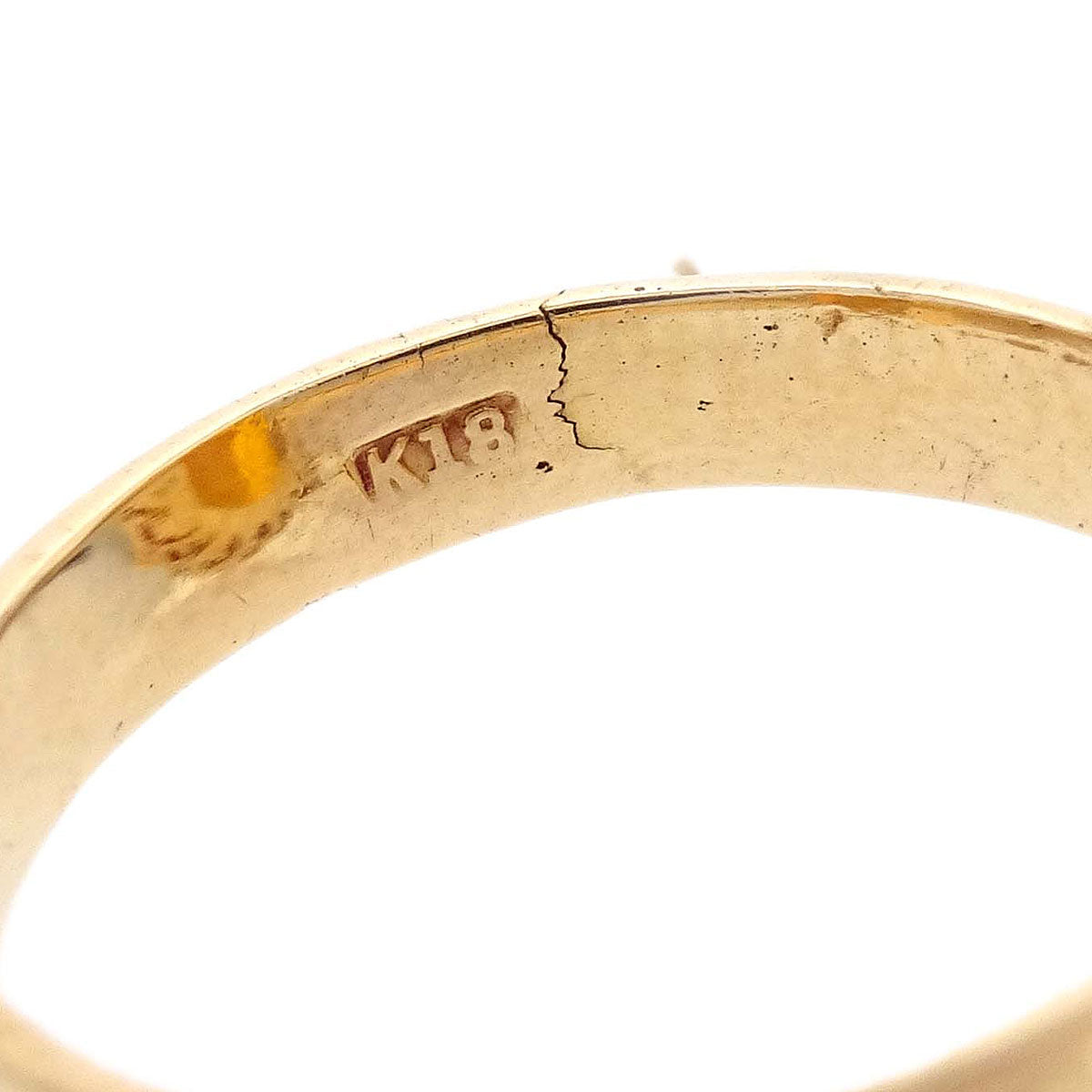 Ring 18K Gold Citrine #49 Jewelry