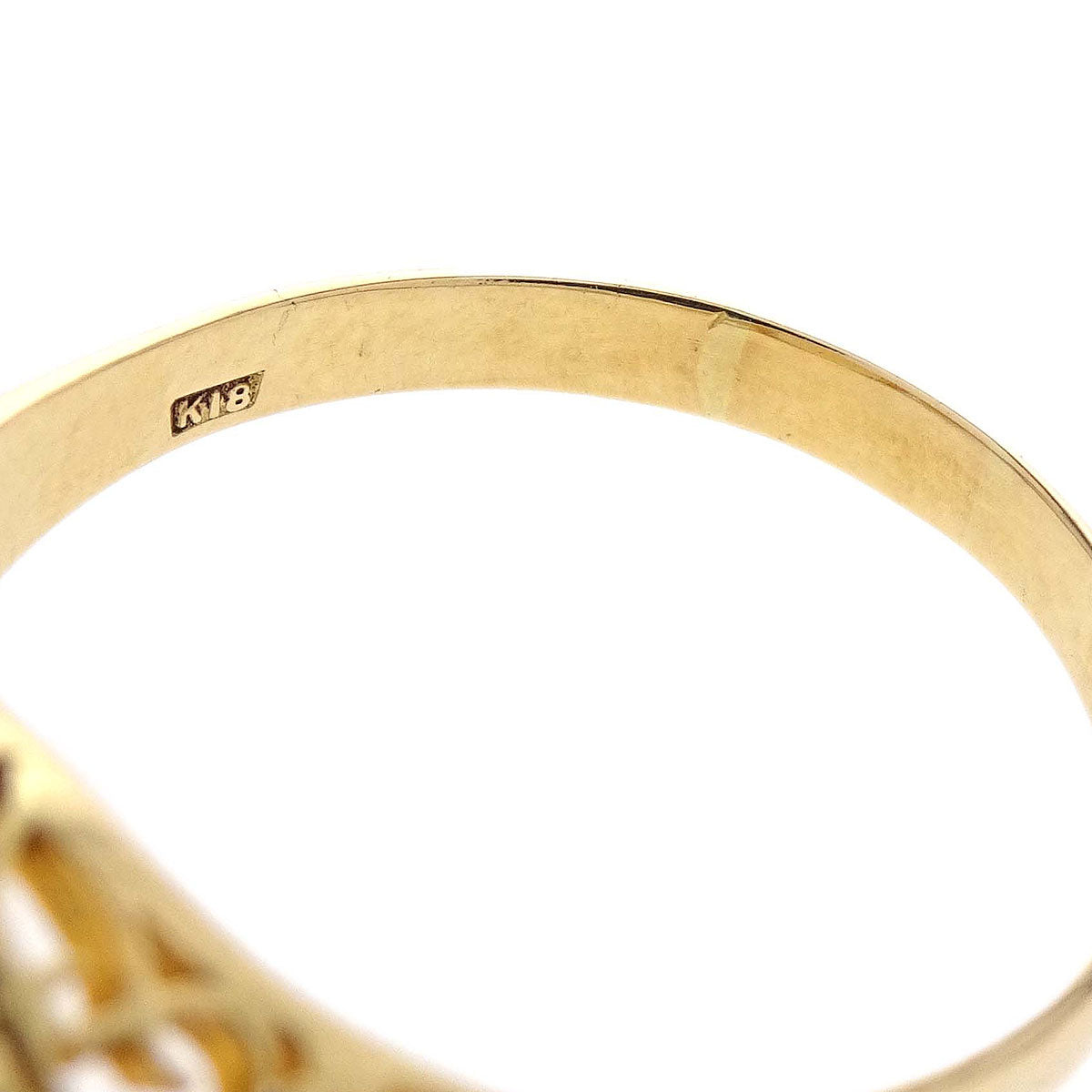 Ring 18K Citrine Gold #60 Jewelry