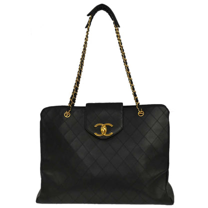 Chanel Black Lambskin Bicolore Supermodel Shoulder Bag