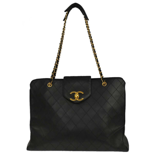 Chanel Black Lambskin Bicolore Supermodel Shoulder Bag