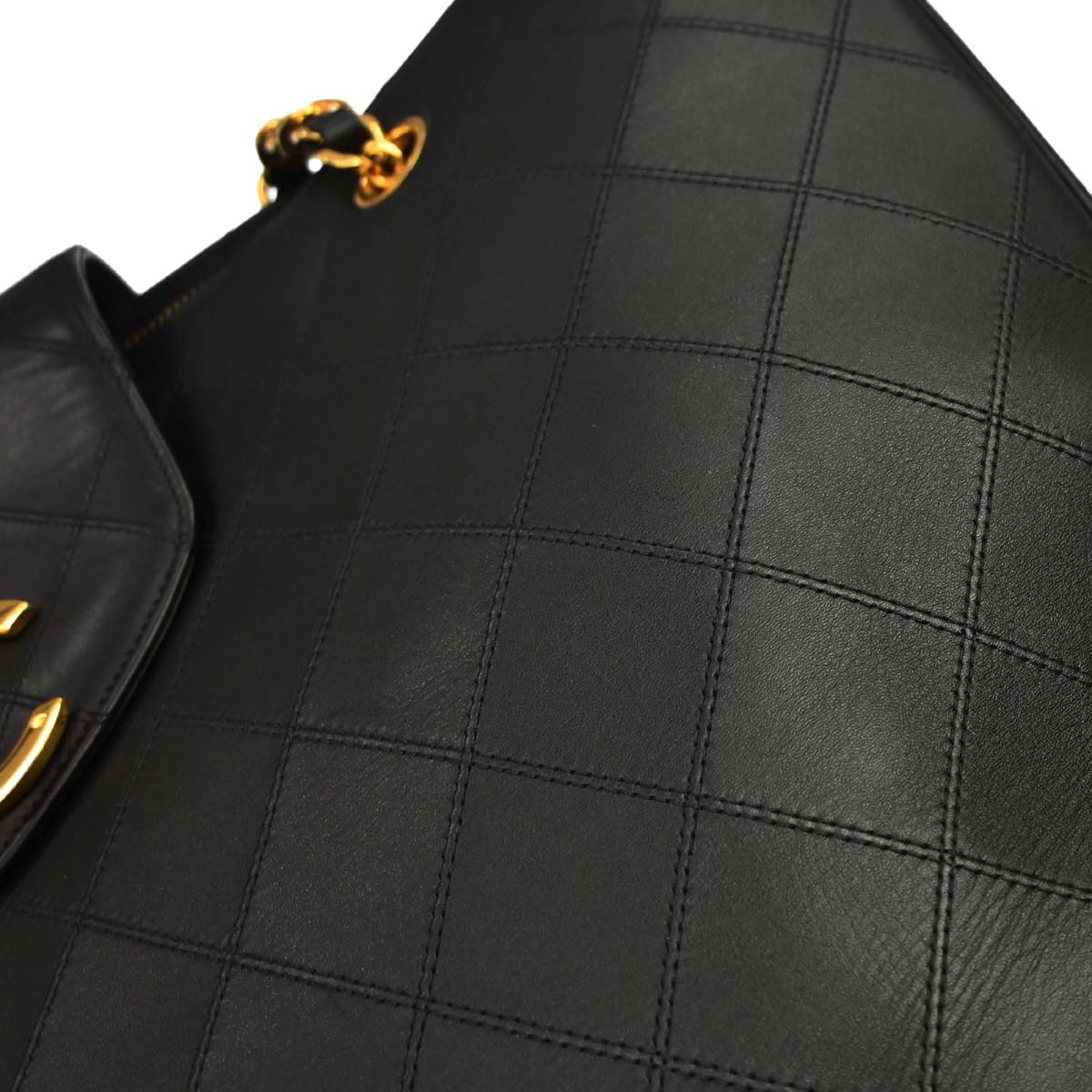 Chanel Black Lambskin Bicolore Supermodel Shoulder Bag