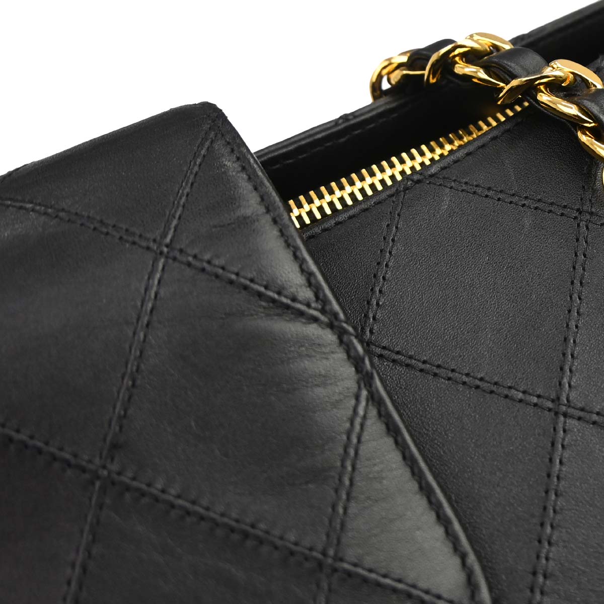 Chanel Black Lambskin Bicolore Supermodel Shoulder Bag
