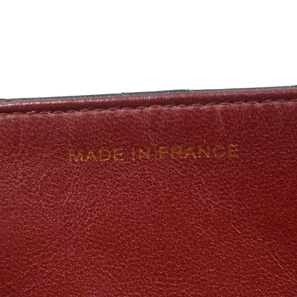 Chanel Black Lambskin Pushlock Small Half Flap Shoulder Bag