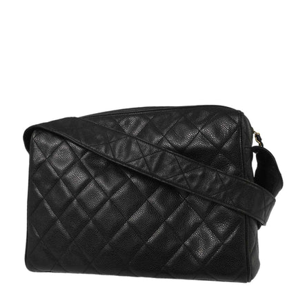 Chanel Black Caviar Skin Shoulder Bag