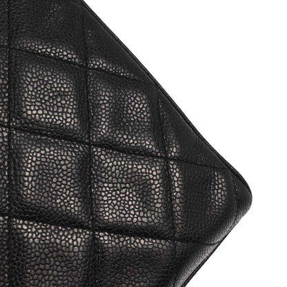 Chanel Black Caviar Skin Shoulder Bag