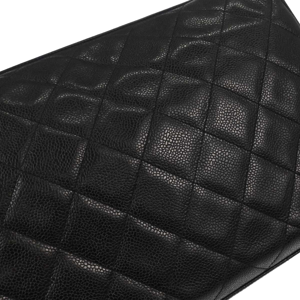 Chanel Black Caviar Skin Shoulder Bag