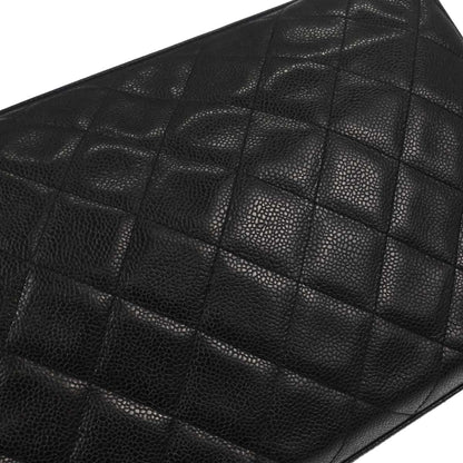 Chanel Black Caviar Skin Shoulder Bag