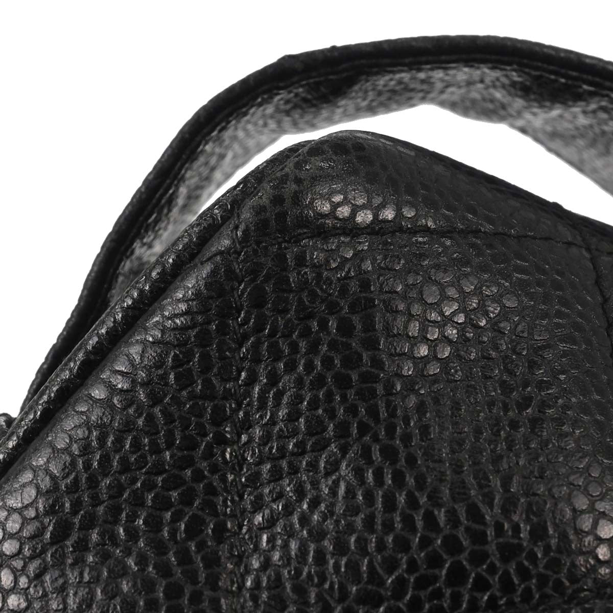 Chanel Black Caviar Skin Shoulder Bag
