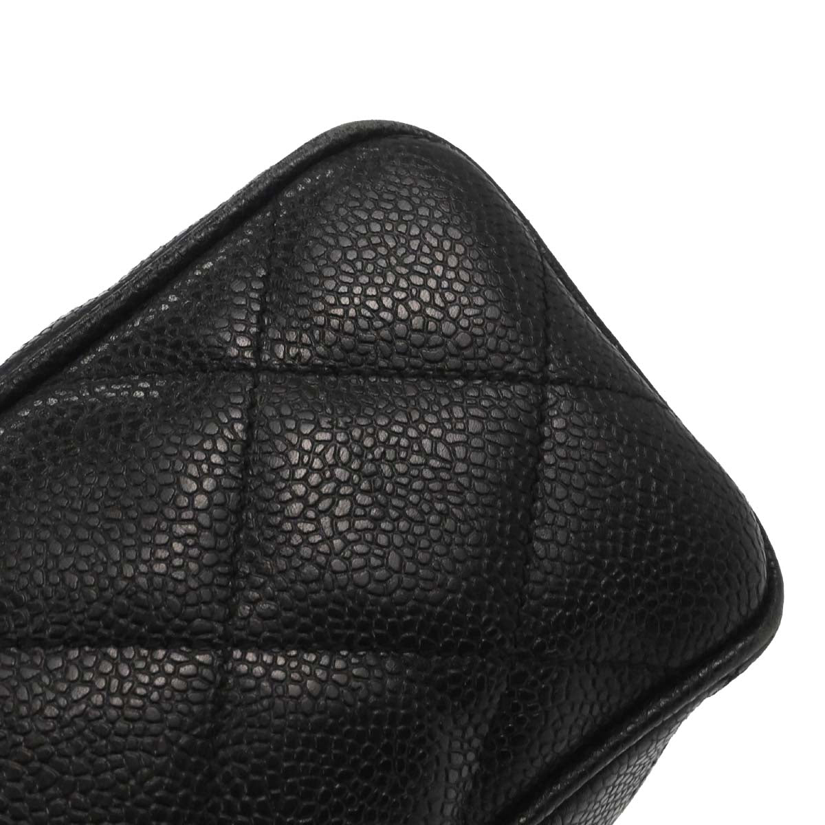 Chanel Black Caviar Skin Shoulder Bag