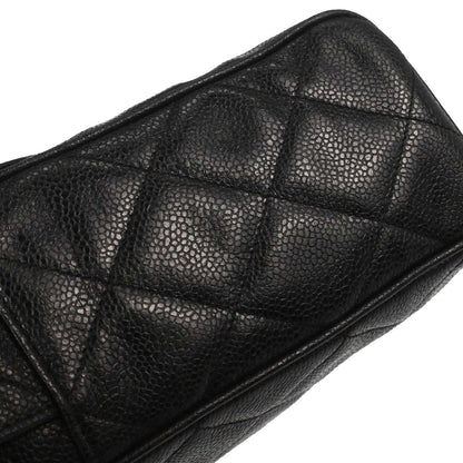 Chanel Black Caviar Skin Shoulder Bag