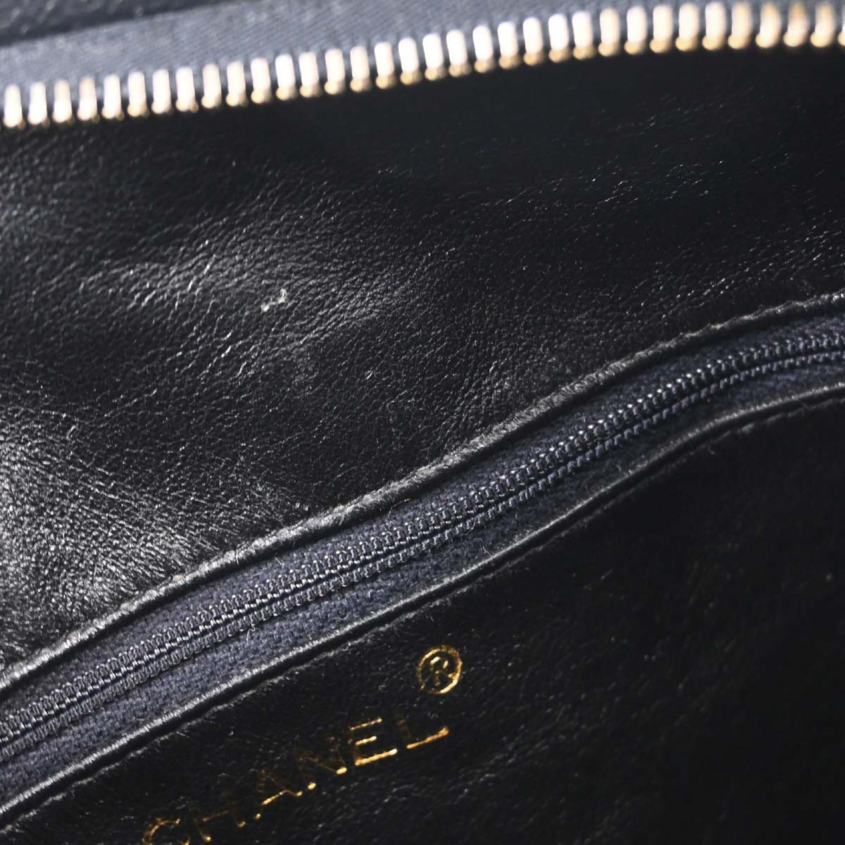 Chanel Black Caviar Skin Shoulder Bag