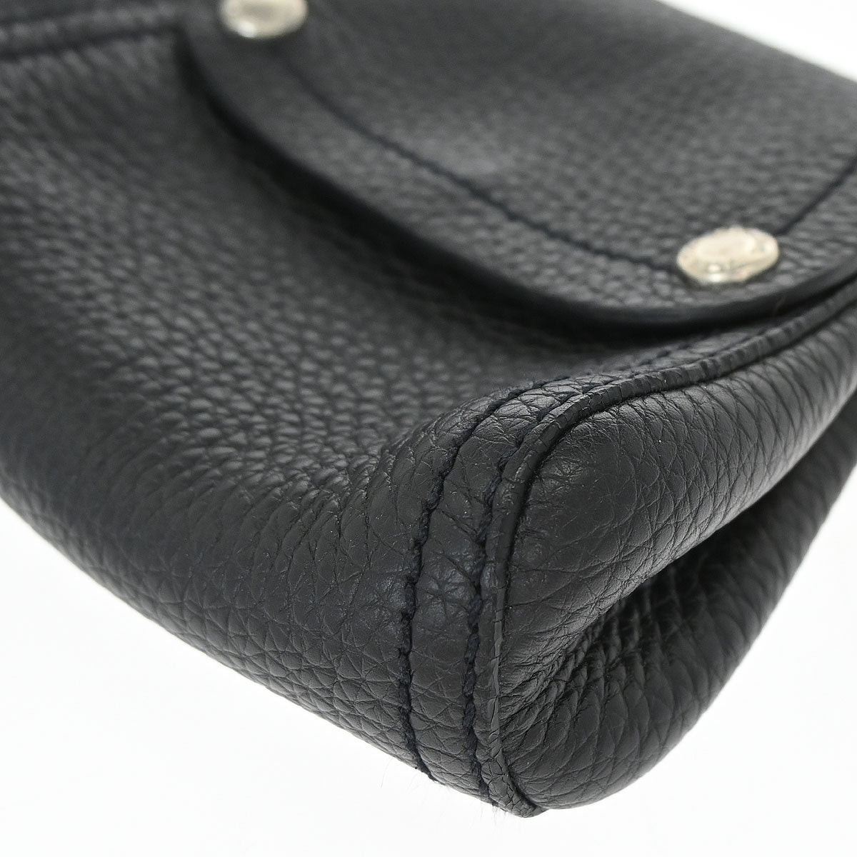 Prada 2003 Calfskin Silver Loop Top Handle Bag