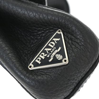 Prada 2003 Calfskin Silver Loop Top Handle Bag