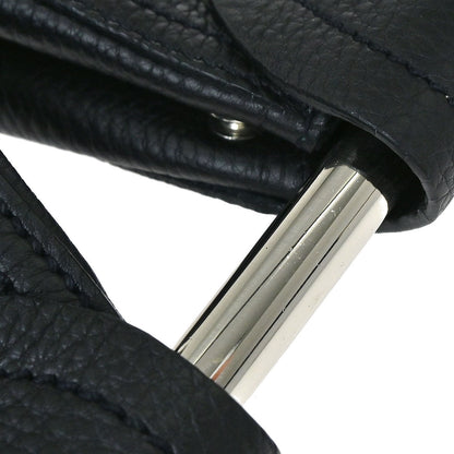 Prada 2003 Calfskin Silver Loop Top Handle Bag