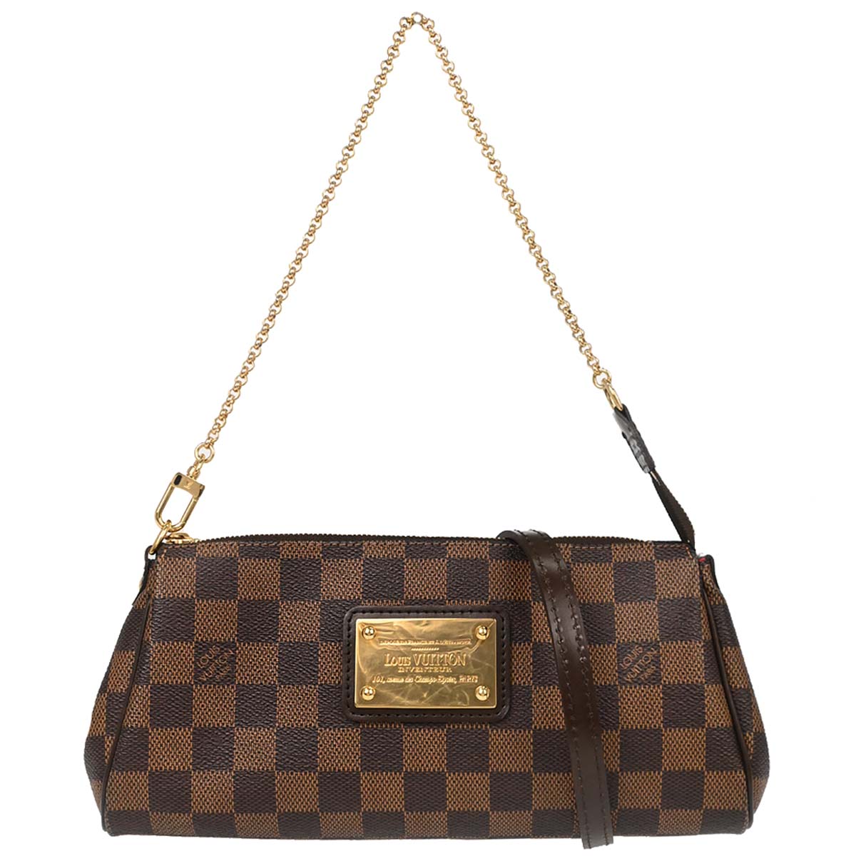Louis Vuitton Damier Eva 2way Shoulder Chain Handbag N55213
